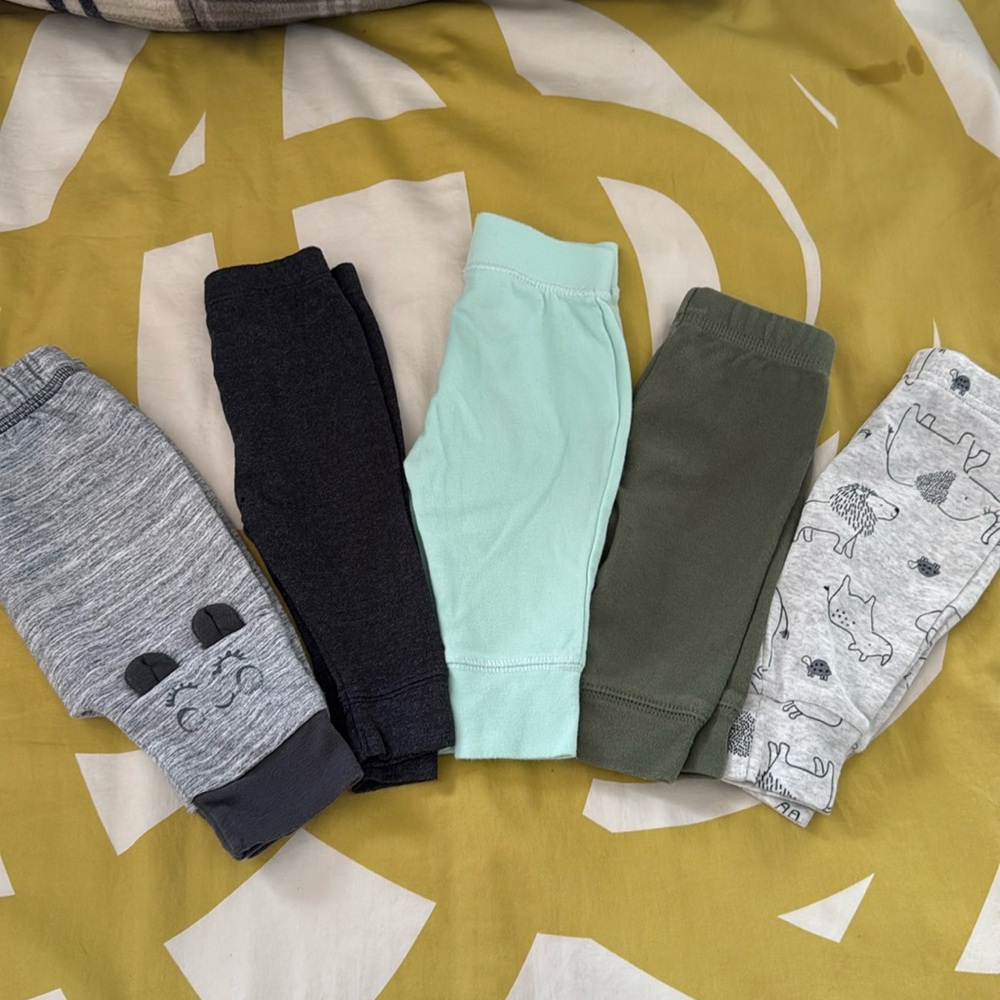 Baby 0-3 month pants bundle